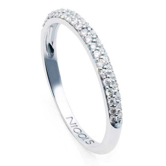 Alianza Diamantes Lilia 0.25 - Talla Brillante