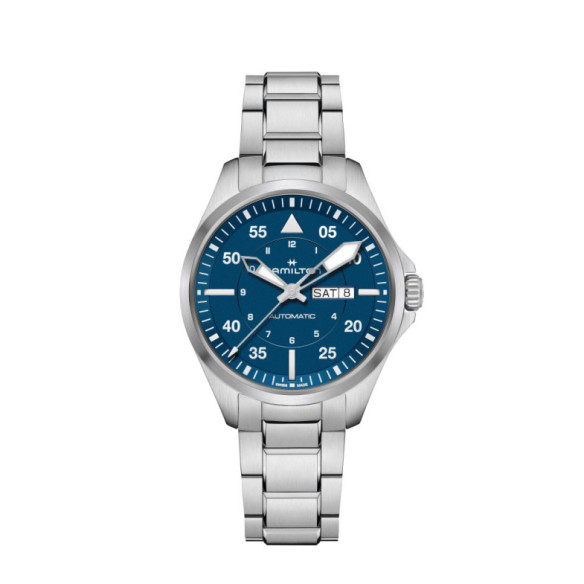 Hamilton Khaki Aviation Pilot Day Date Auto - Khaki Aviation