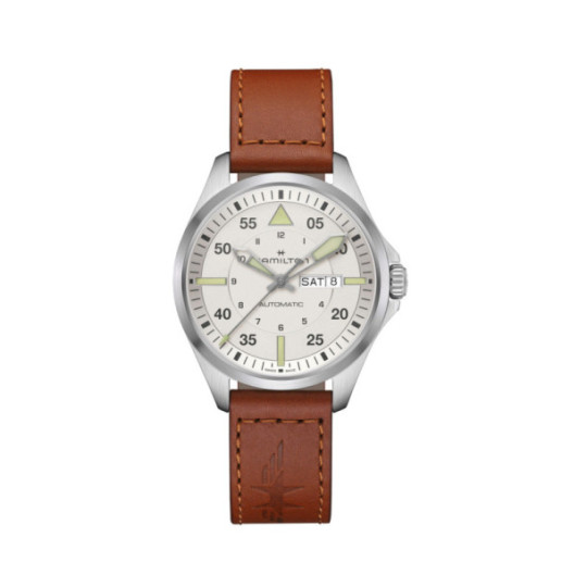Hamilton Khaki Aviation Pilot Day Date Auto - Khaki Aviation
