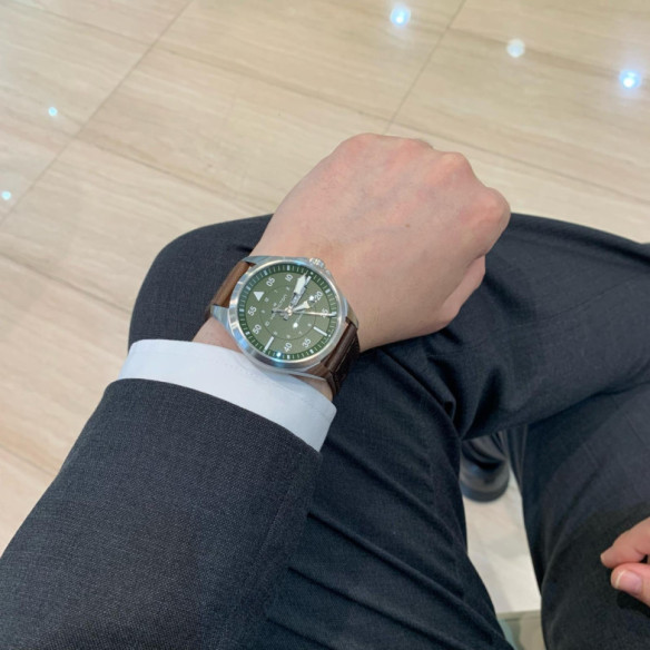 Hamilton Khaki Aviation Pilot Day Date Auto - Khaki Aviation