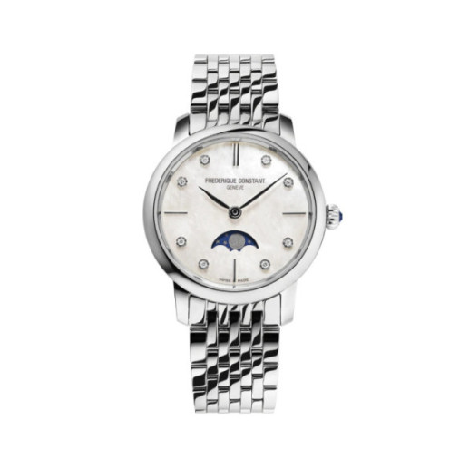 Frederique Constant Quartzo Moonphase Feminino Slimline - Frederique Constant