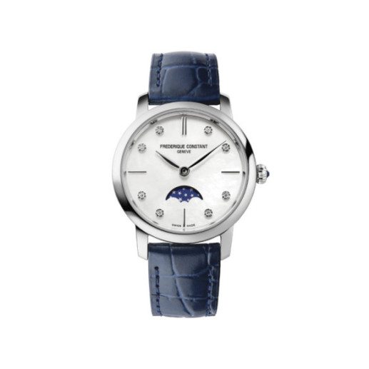Frederique Constant Slimline Damen Mondphase Quarz - Frederique Constant