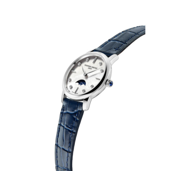 Frederique Constant Slimline Ladies Moonphase Quartz - Frederique Constant