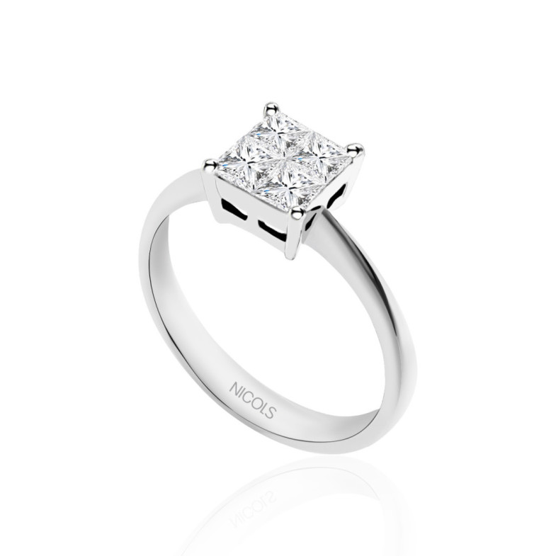 Prinzessin 0.65 Diamantring - Prinzessin