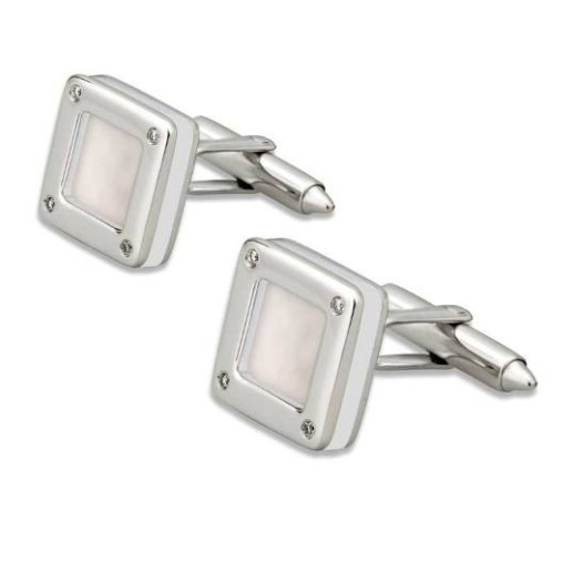 Abotoaduras Huomo de ouro e diamante - Gêmeos de casamento