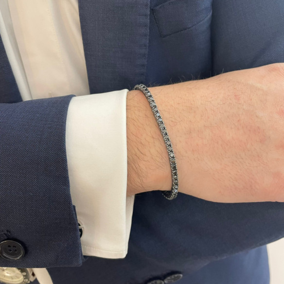 Pulsera Diamantes Negros Black Power - Bracelets de diamant