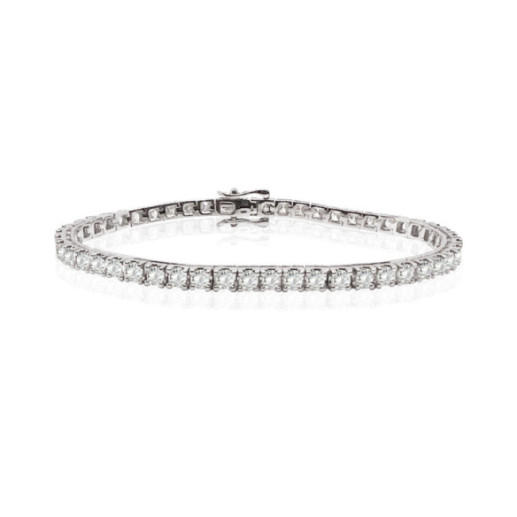 Pulsera Diamantes Rviere Square 4.00Ct - Pulseras de Diamantes