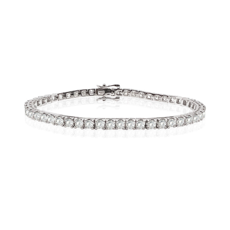 Pulsera Diamantes Rviere Square 4.00Ct - Pulseiras de diamante