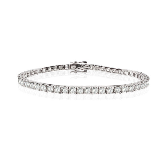 Pulsera Diamantes Rviere Square 4.00Ct - Pulseiras de diamante