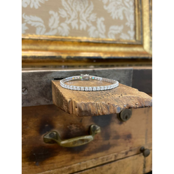 Pulsera Diamantes Rviere Square 4.00Ct - Pulseiras de diamante
