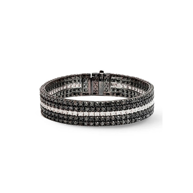 Bracciale Riviere Black Diamond Black Power - Alti gioielli