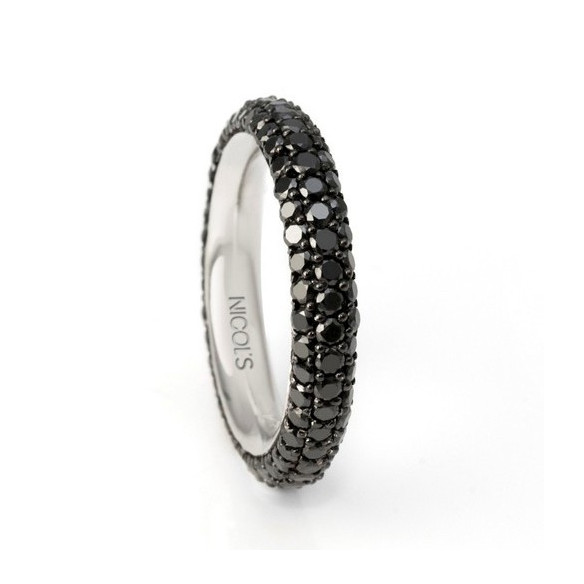 Anillo Diamantes Black Power 2.50Ct - diseños modernos