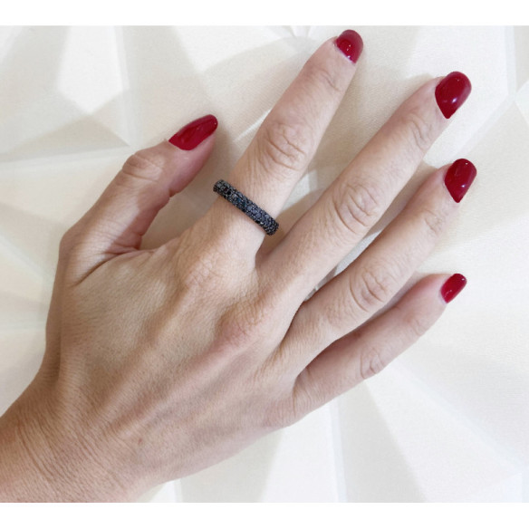Anillo Diamantes Black Power 2.50Ct - diseños modernos