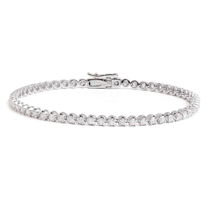 Pulsera Diamantes Riviere Garras 2 quilates - Bracelets de diamant