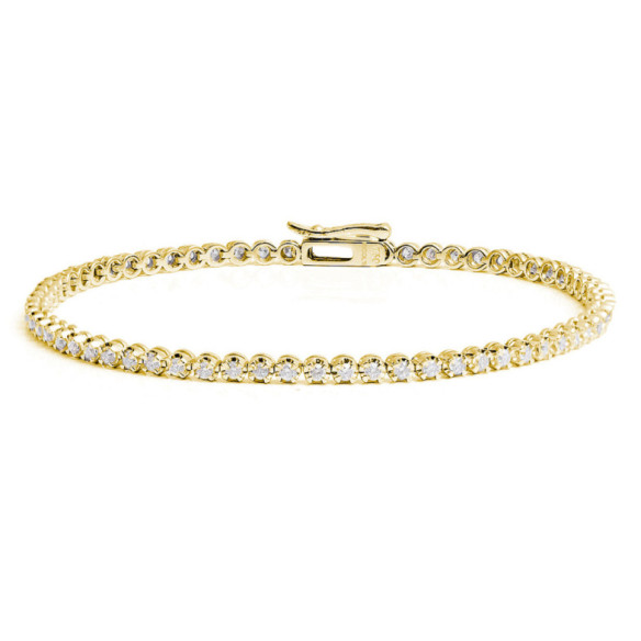 Pulsera Diamantes Riviere Garras 1.00Ct - PULSERAS