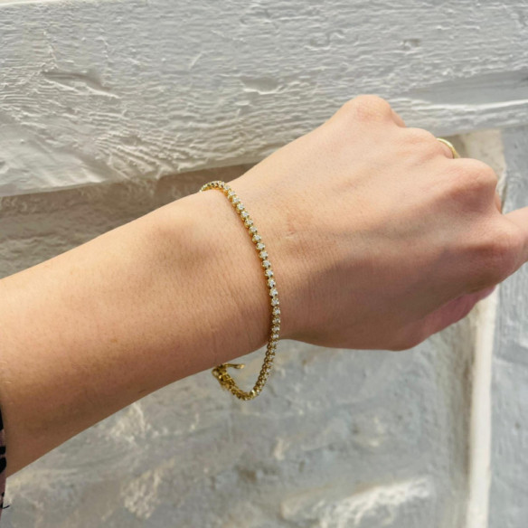 Pulsera Diamantes Riviere Garras 1.00Ct - PULSERAS