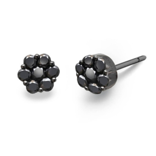 Diamond Earrings CAMELIA 1.15 Black Power - Earrings