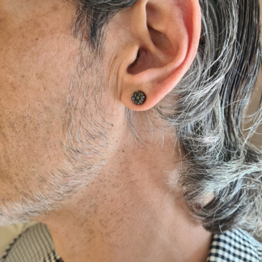 Diamant Ohrringe Camelia 1.15 Schwarze Leistung - Ohrringe 2