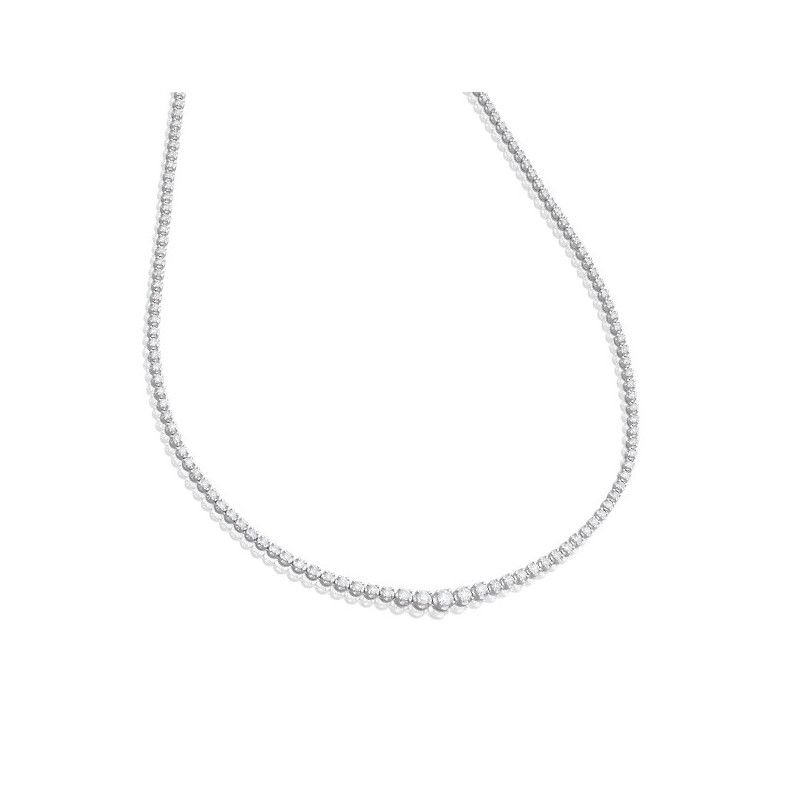 Collar Diamantes 3ct Riviere Decrease - Alta Joyería