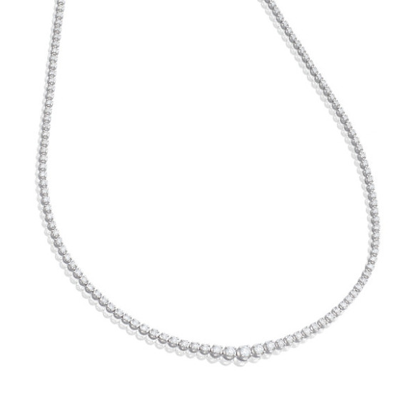 Collar Diamantes 3ct Riviere Decrease - Alta Joyería