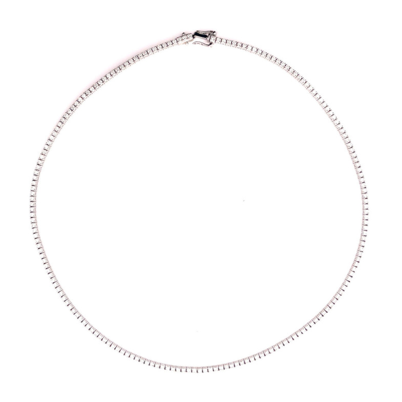 Collar Diamantes 6ct Riviere 43cm - Collares Riviére Diamantes