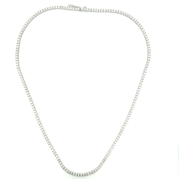 Collar Diamantes 6ct Riviere 43cm - Collares Riviére Diamantes