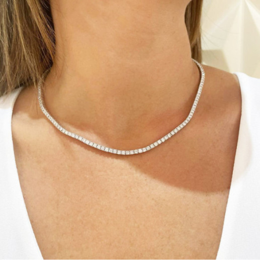 Collar Diamantes 11.50ct Riviere 43cm - Alta Joyería 2