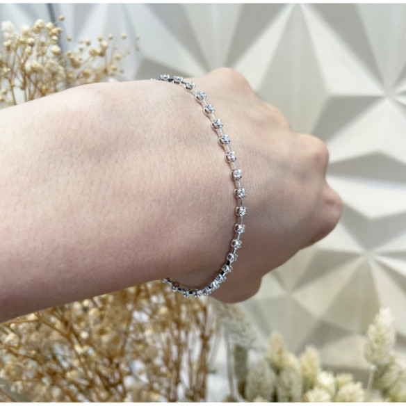 Pulsera Diamantes Riviere Barritas 0.60Ct. - PULSERAS