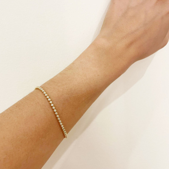 Pulsera Diamantes Riviere Chaton 0.90Ct - Pulseras de Diamantes