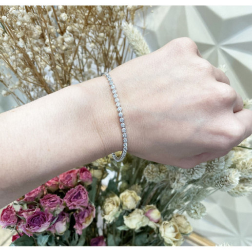 RIVIERE CHATON Diamond Bracelet 2.20Ct. - Diamond bracelets