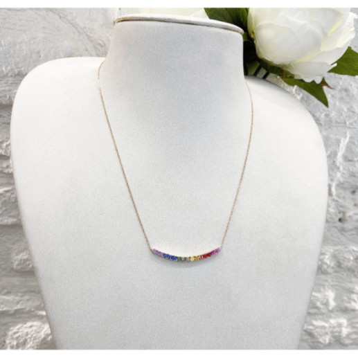Sapphire Choker Colors Rose Rainbow - COLLANE 2