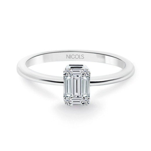 Anillo Solitario Minerva 0.22 - Anillos de Diamantes