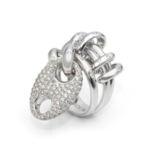 Anillo Diamantes Calabrote - Bijoux élevés