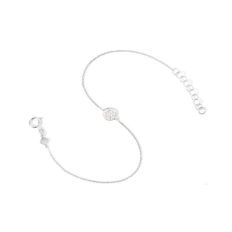 Pulseira Mini Detalhes Diamante - Pulseiras de diamante