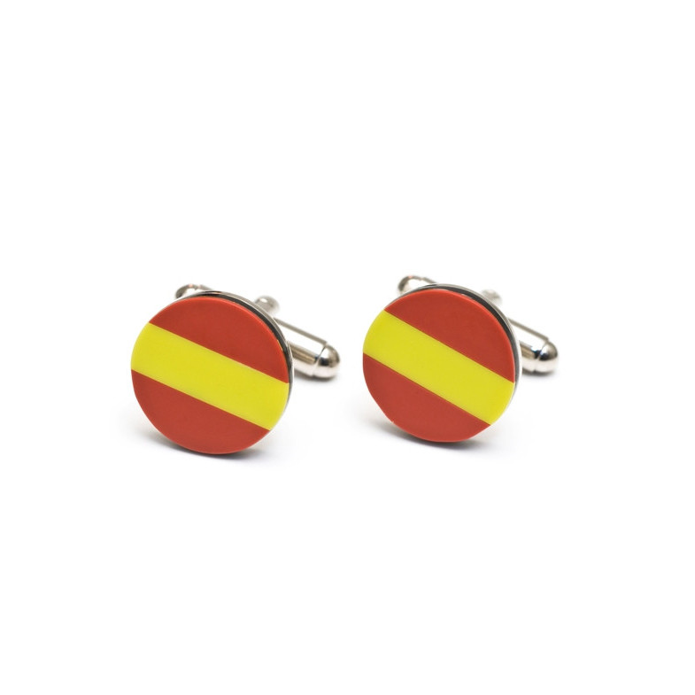 Twins Steel Flag Spanien - Hochzeitszwillinge