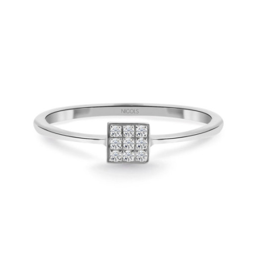 Anillo Mumite Diamantes oro blanco - diseños modernos