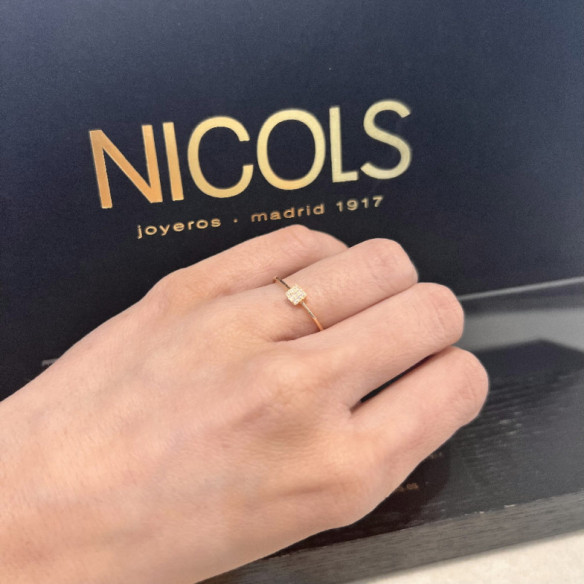 Anillo Mumite Diamantes oro rosa - Anillos Oro Rosa