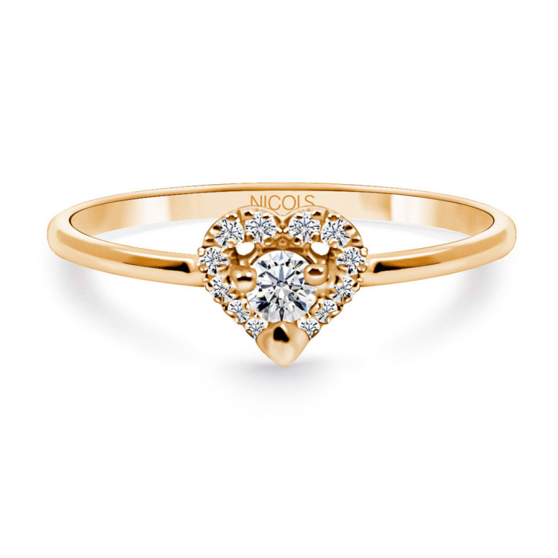 Anillo Oro Love Heart - Corte Corazón