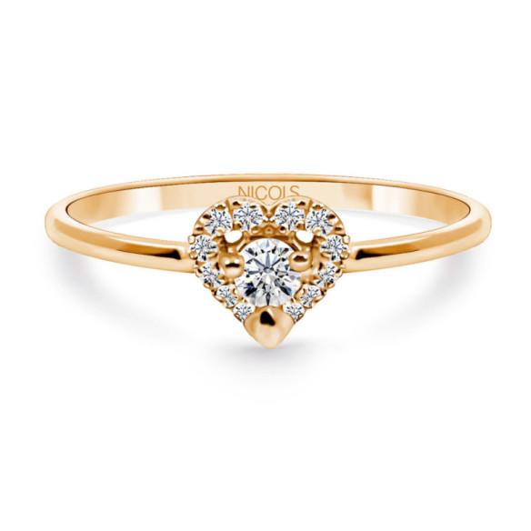Anillo Oro Love Heart - Corte Corazón