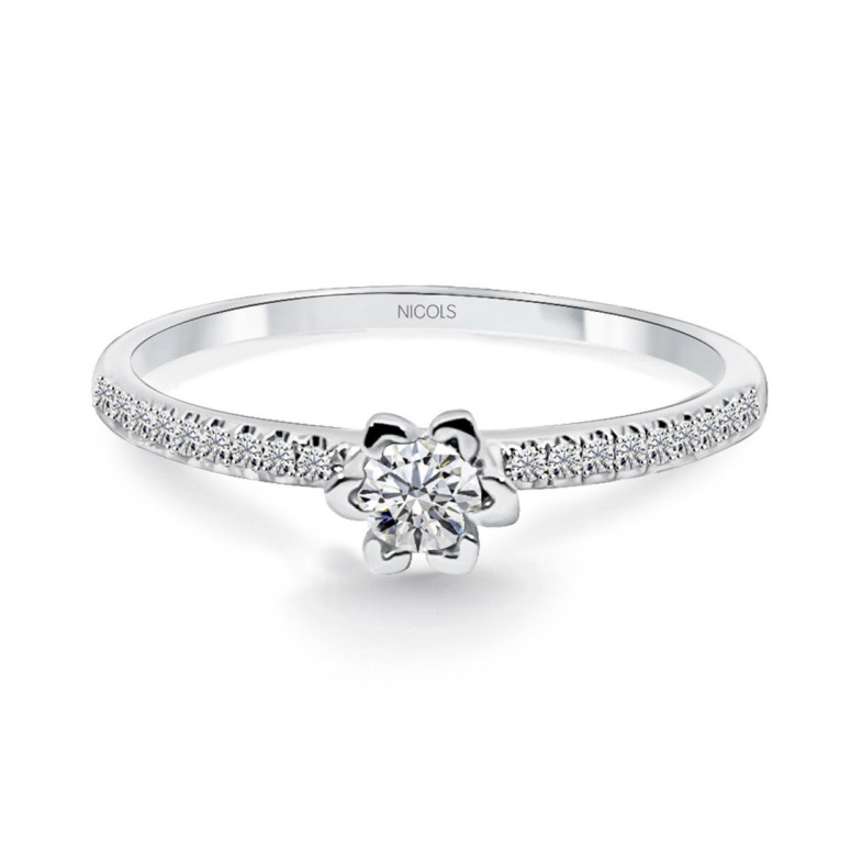 Diamond Ring Venus 0.17 - Brilliant Cut