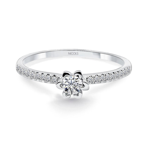 Diamond Ring Venus 0.17 - Brilliant Cut