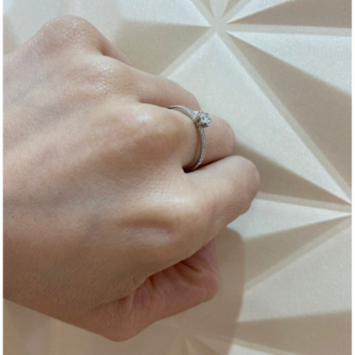Anillo Diamantes Venus 0.17 - Talla Brillante 2