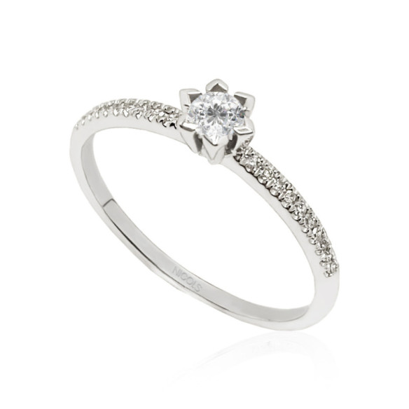 Diamond Ring Venus 0.17 - Brilliant Cut