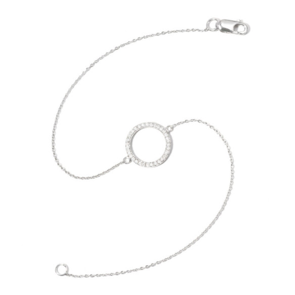 Gold Bracelet ARO MINI DETAILS - Diamond bracelets