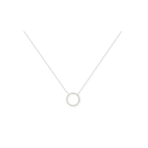 Colar Argola Mini Detalhes Dourado - Colares de diamantes 2