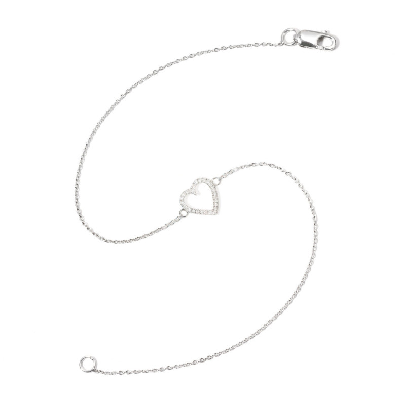 Pulsera Oro Love Heart - Bracelets de diamant