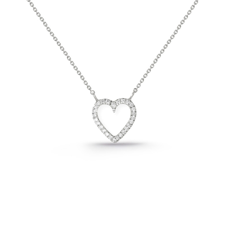 Collar Oro Love Heart - Collares de Diamantes