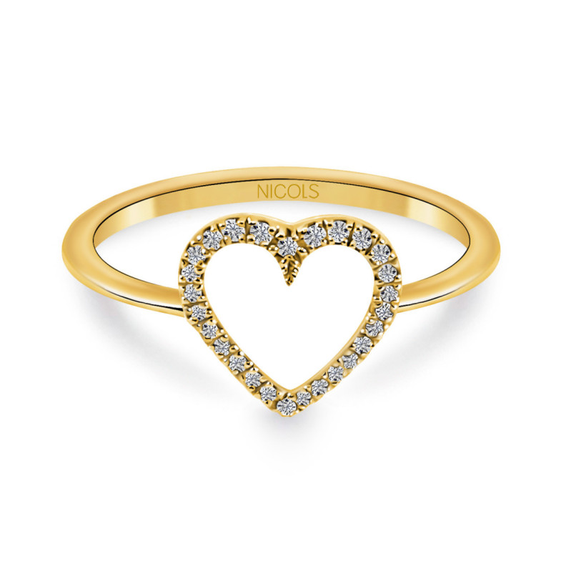 Anillo Oro Love Heart - Corte Corazón