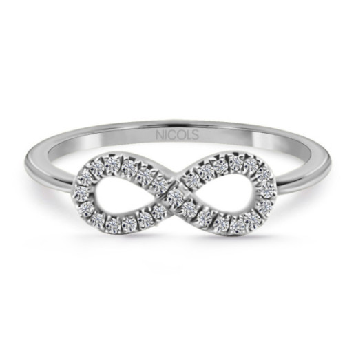 Anillo Oro Infinito Mini Details - LES ANNEAUX