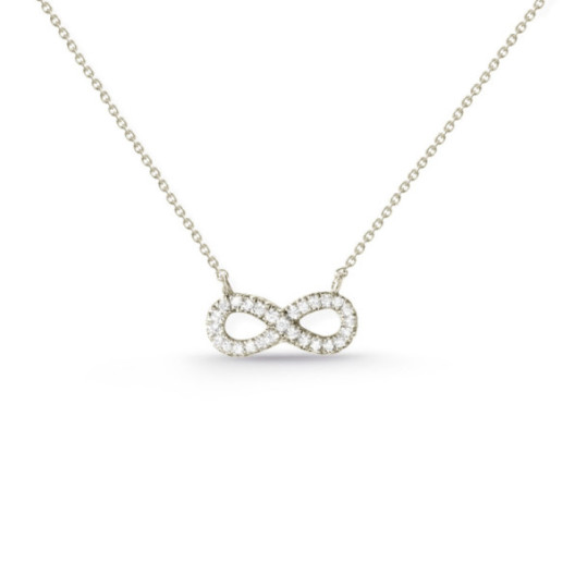 Diamond Necklace MINI DETAILS INFINITY - Diamond Necklaces